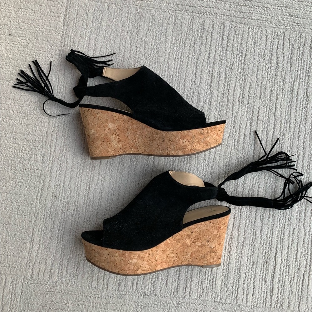 Marc Fisher Suede Wedges
